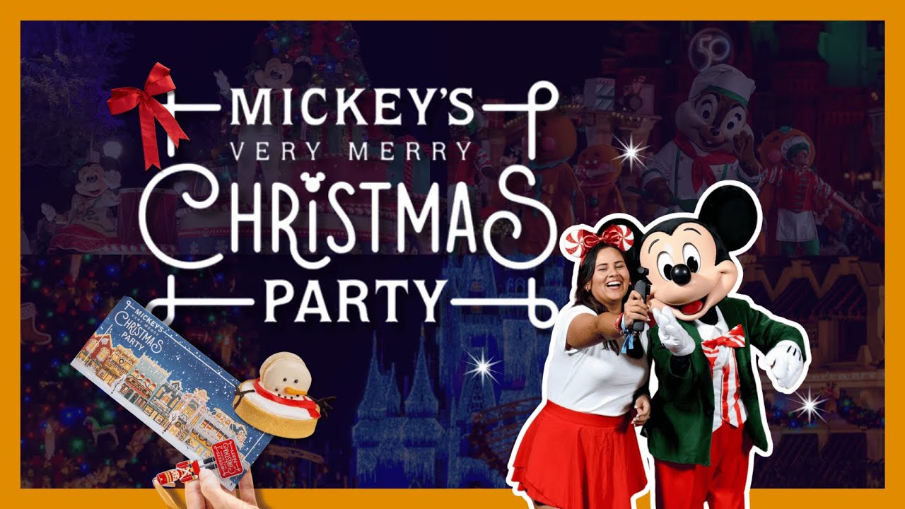 La MEJOR MANERA de vivir la Navidad en Disney 🎅🏼🌟  Mickey's Very Merry Christmas Party🎄