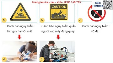 Giáo án powerpoint Bài 14: An toàn lao động và bảo vệ môi trường ... | GA điện tử CN cơ khí 11 KNTT