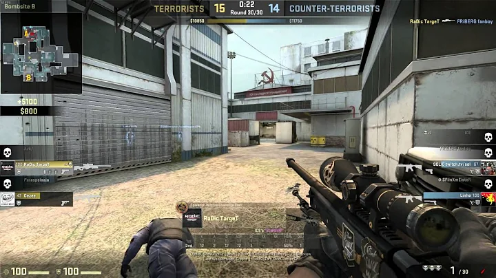 Ace Clutch, knife kill just in last second of round 30.