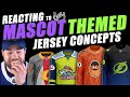 Reacting to NHL Mascot Themed Jersey Concepts!