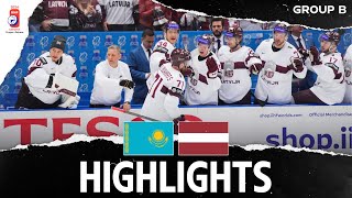 Highlights: Kazakhstan vs Latvia | 2024 #MensWorlds