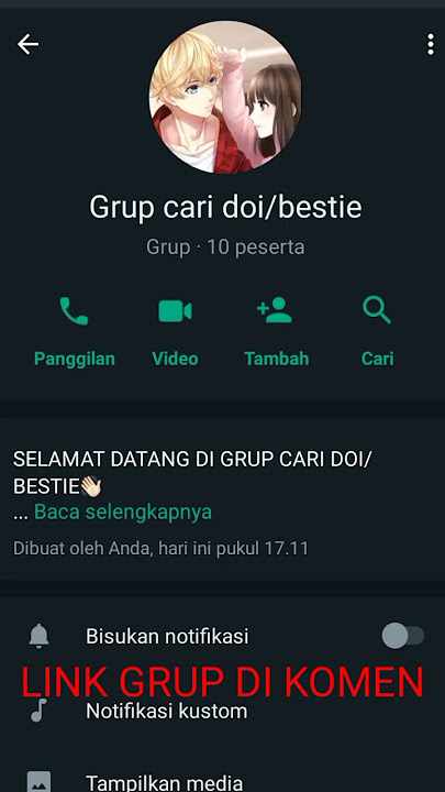 Link Grup WA cari doi/teman, ayo masuk