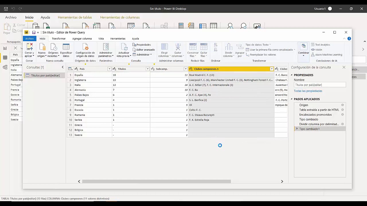Power Bi Carga de datos Externos desde WEB y Power Query Modulo II Unidad VII YouTube