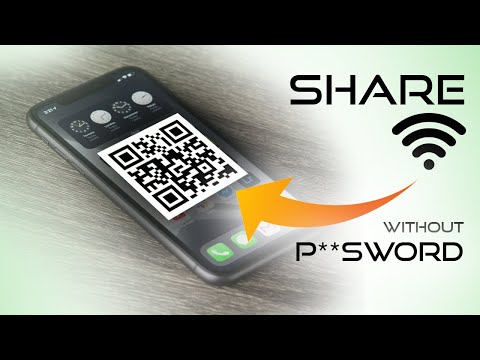 How to Share Wifi Network by Sharing QR CODE - iPhone