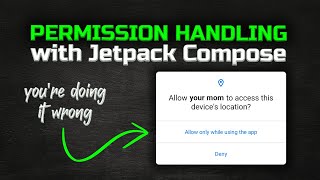How to Do PROPER Permission Handling in Jetpack Compose - Android Studio Tutorial