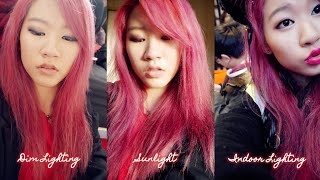 Fuchsia Purple Hair: Schwarzkopf Ultra Violet | Michelle Cheung
