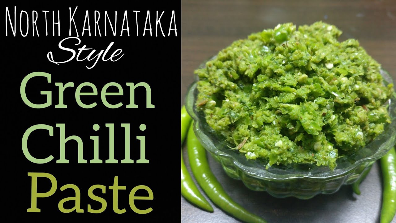 ಉತ್ತರ ಕರ್ನಾಟಕದ ಸ್ಪೆಶಲ್ ಹಸಿಖಾರಾ| How to Prepare & Store North Karnataka Style Green Chilli Paste