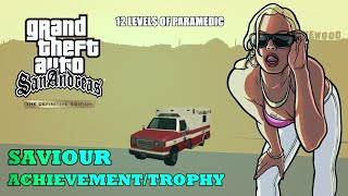 GTA San Andreas Saviour Achievement / Trophy Guide 12 Levels of Paramedic GTA SA