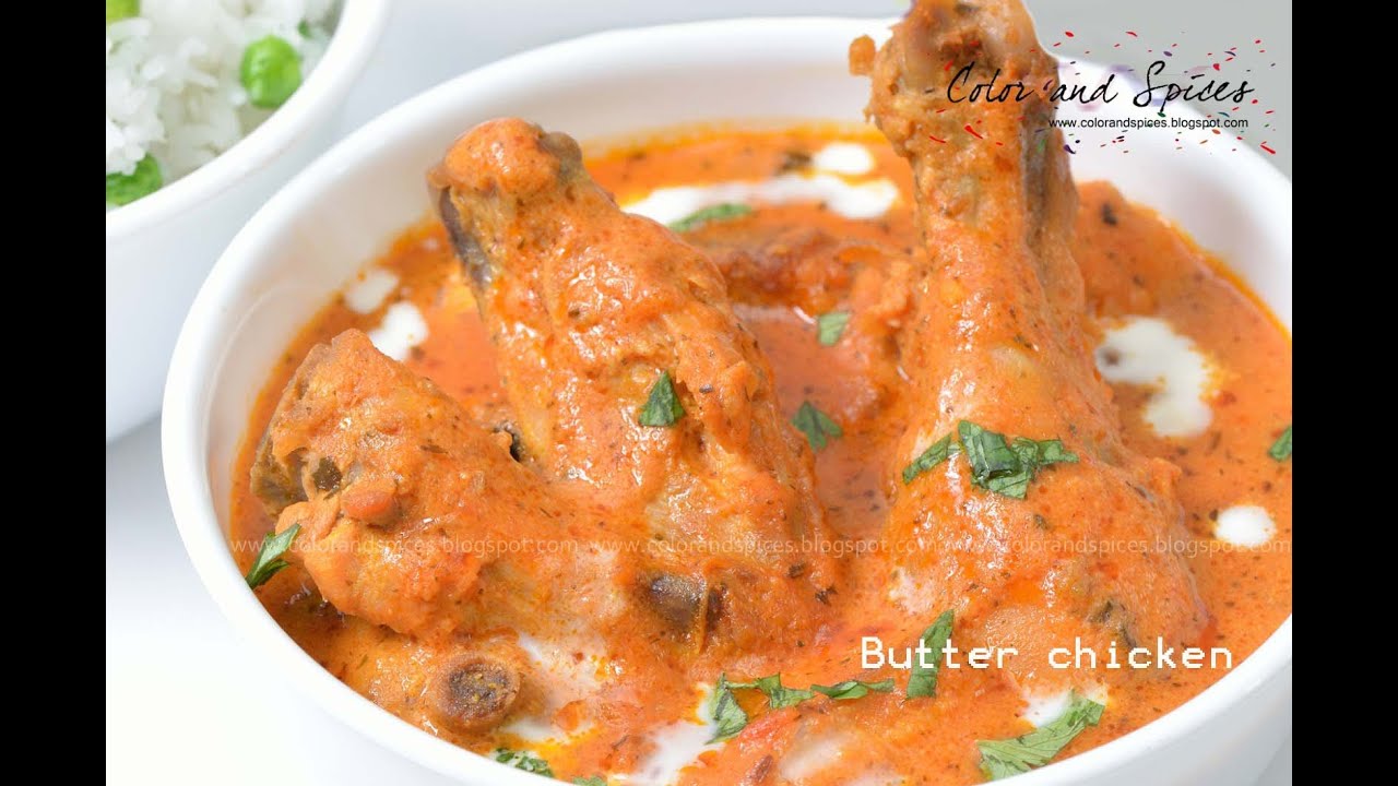 The recipe for special butter chicken YouTube