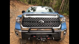 2019 Toyota Tundra Warn VR EVO12S & SemiHidden Winch Bumper