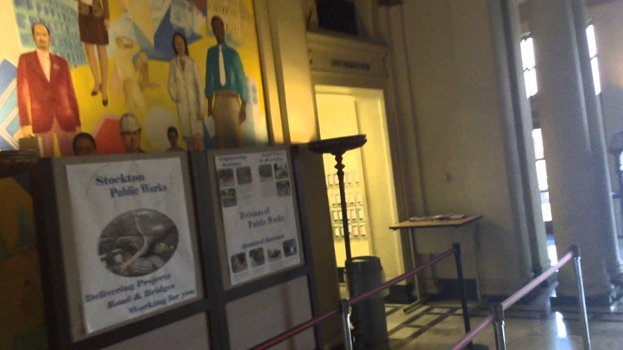 Stockton City Hall walkthrough YouTube