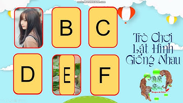 Slide game lật hình giống nhau