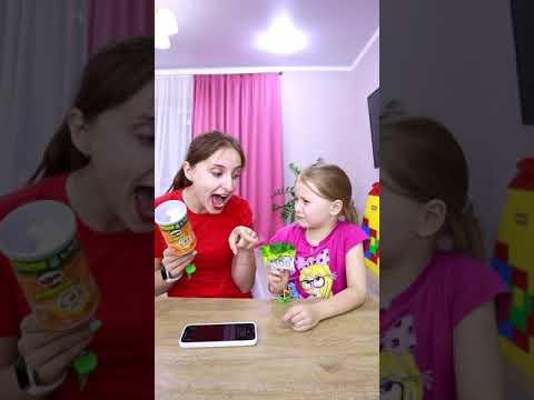 Broccoli vs Chips challenge #shorts by Milli Star