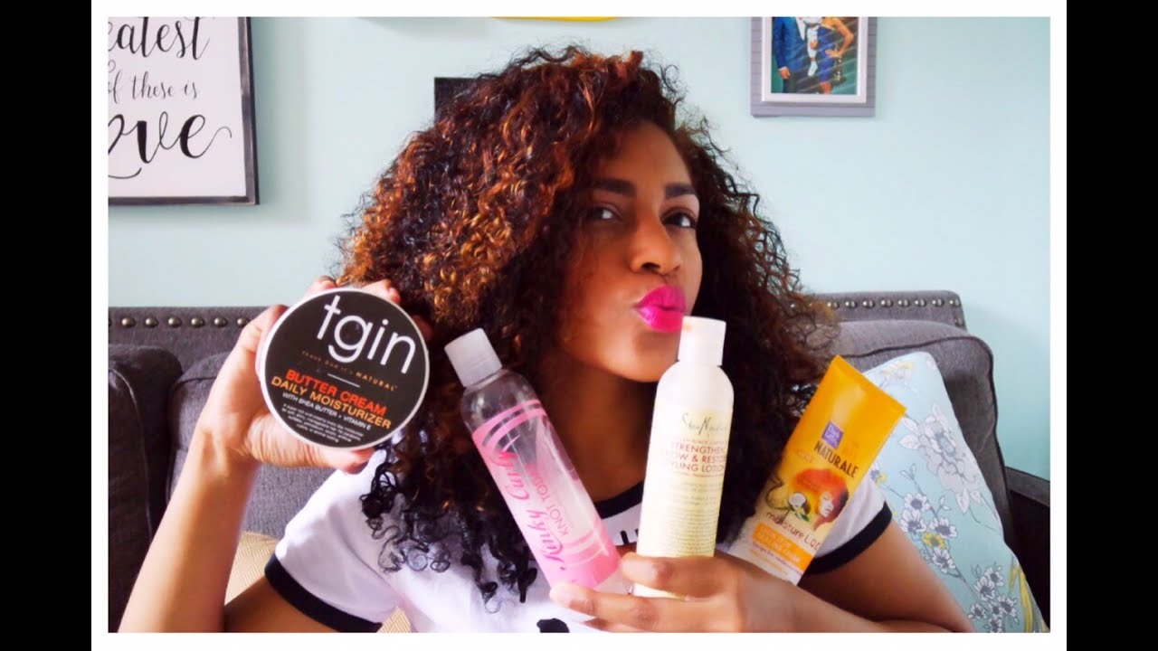 My Favorite Curly Hair Moisturizers Kinky Curly, Sheamoisture, Dark n