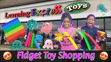 FIDGET SHOPPING at LEARNING EXPRESS | FIDGET TOYS | SHOPPING HAUL #Asmr #LearningExpress #Fidgets