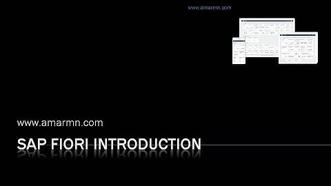 SAP Fiori Introduction to Core Concepts