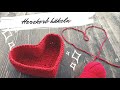 Korb häkeln Herz / crochet basket heart
