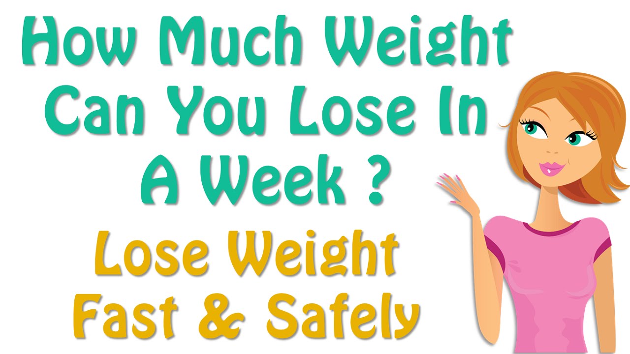 how much weight to lose per week to week