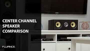 Fluance Center Channel Speakers: Elite, Reference and Signature Series