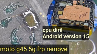 Moto G45 5G G34 5G Frp Remove With Easy Jtag Box