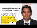 Research Seminar by Dr. Sijo K. Joseph, Assistant Professor, Department of Physics, GITAM, BLR