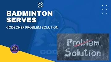 Badminton Serves Problem Code: BADMINTON CodeChef Python Solution | Python Coder