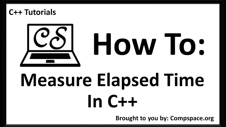 How to measure elapsed time in c++