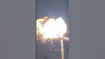 Buhay Lineman, Cut-out Fuse Explosion👷💥 #lineman  #electrical  #line