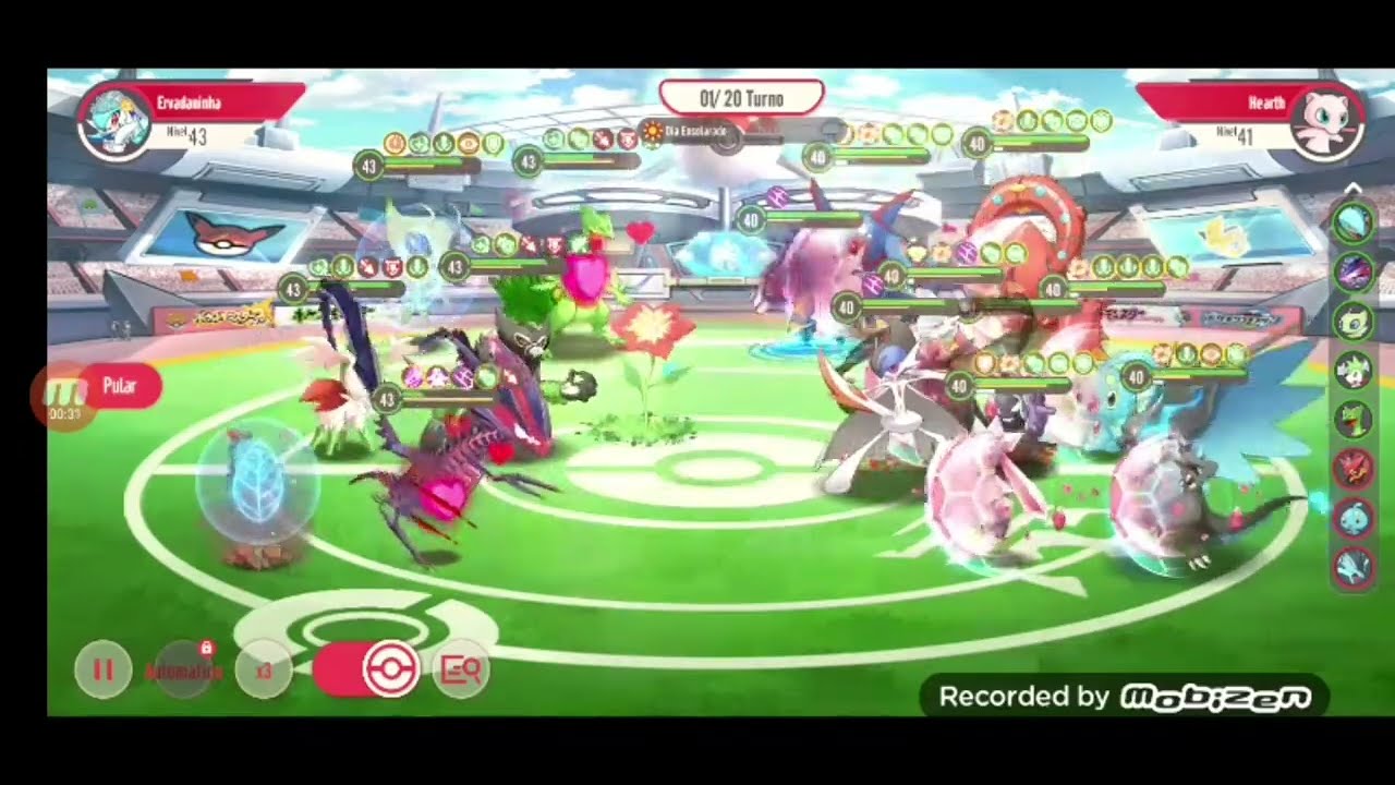 MEGAMON GLOBAL: Pegando Top 1 no início de Server contra um time semi full.