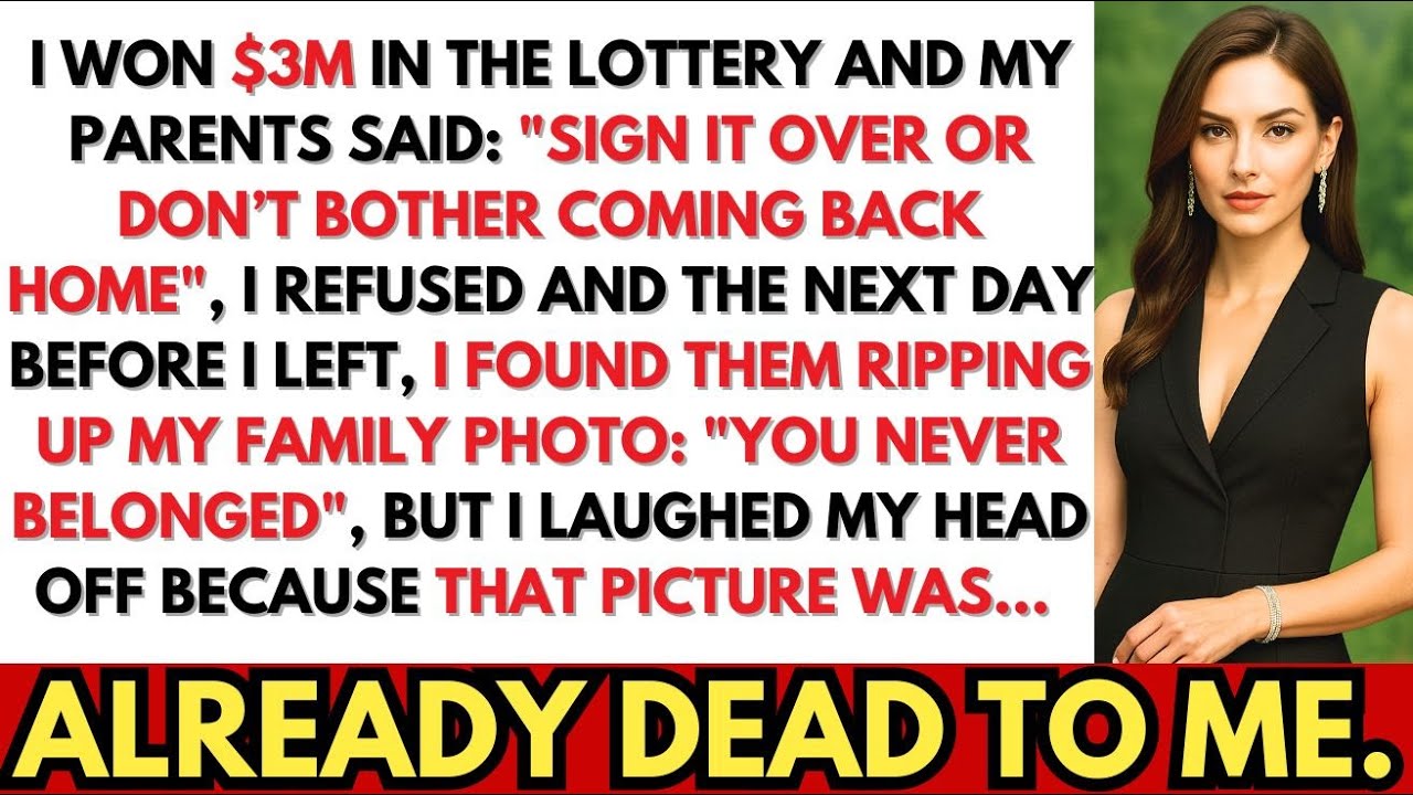 Parents Kicked Me Out Into Cold Rainy Night — Next Day Called 45 Times Begging After $3M Lottery Win