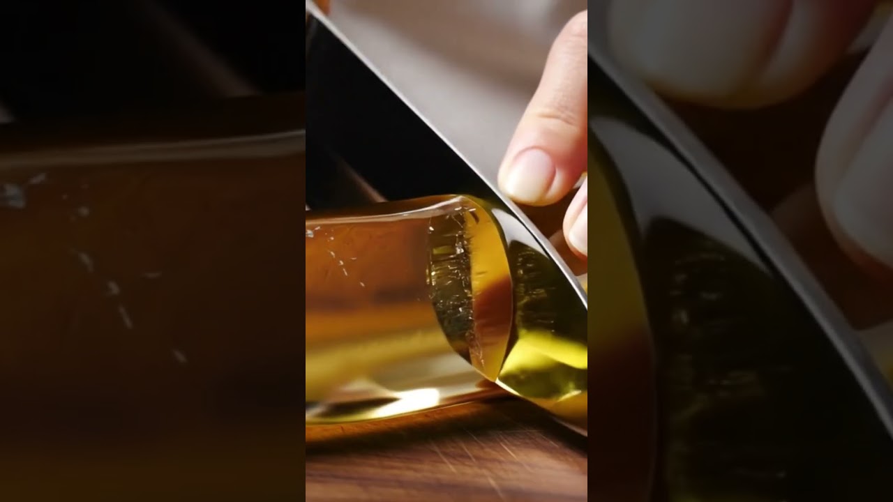 Cutting a Glass Banana! 🍌 