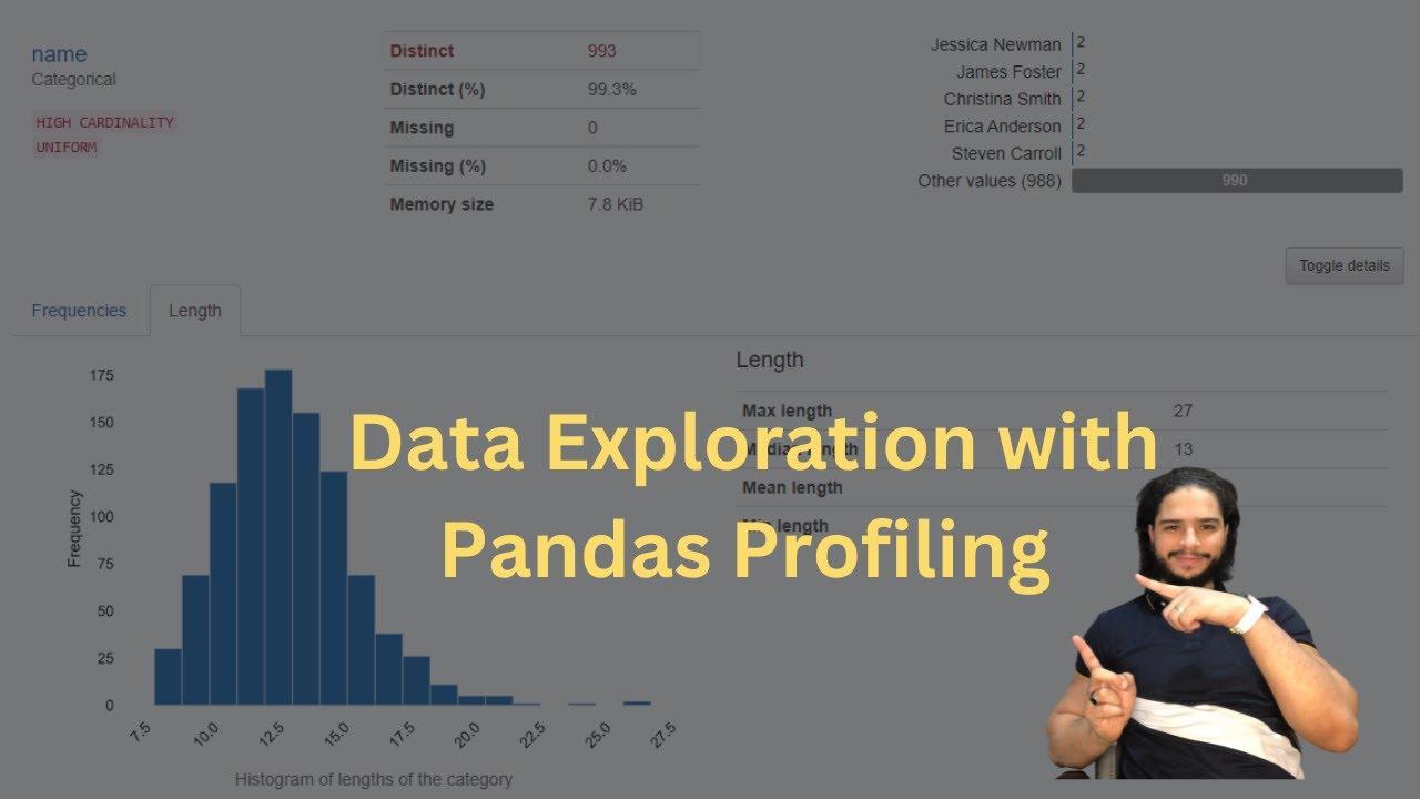 Data Exploration with Pandas Profiling | ازاي في خمس دقائق (1) - YouTube
