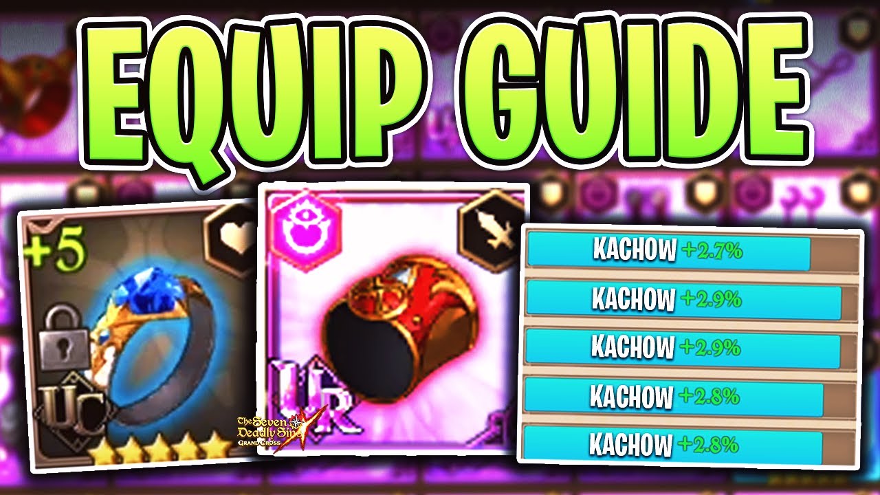 UPDATED 2025 EQUIPMENT GUIDE! EVERYTHING YOU NEED TO KNOW ABOUT GEAR IN 7DSGC!