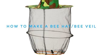 🌎 How to make a bee hat/ bee veil  DIY bee hat (beekeeping in Jamaica)