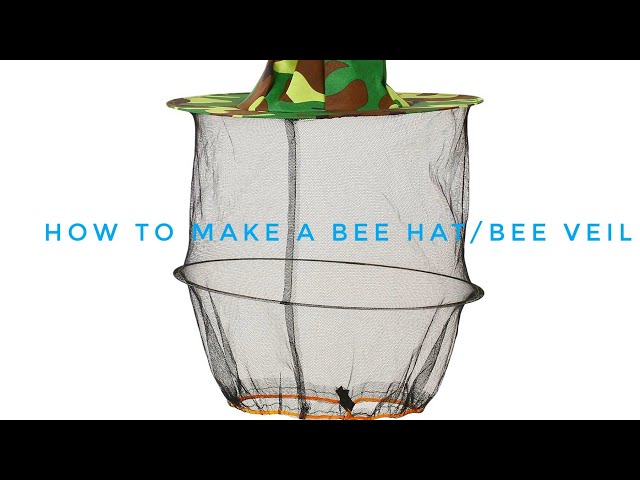 🌎 How to make a bee hat/ bee veil  DIY bee hat (beekeeping in Jamaica) class=