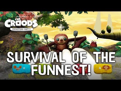 the-croods:-prehistoric-party!---nds-/-n3ds-/-wii-/-wii-u---survival-of-the-funnest!