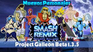Smash Remix Project Galleon Beta 1.3.5 Llegaron Nuevos Personajes Junto Spiderman Ryu Y Ken Y Mas