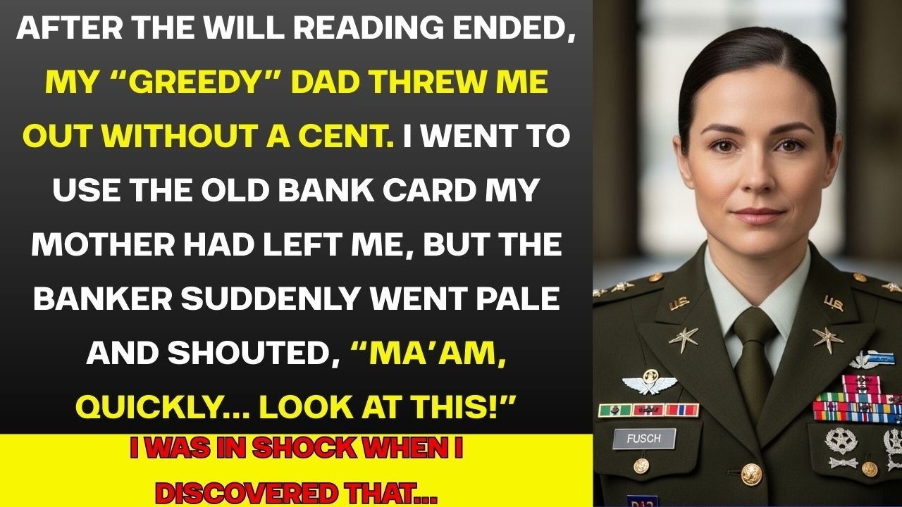 After the Will Reading, My “Greedy” Father Left Me Broke — Then the Banker Whispered, “My God…”