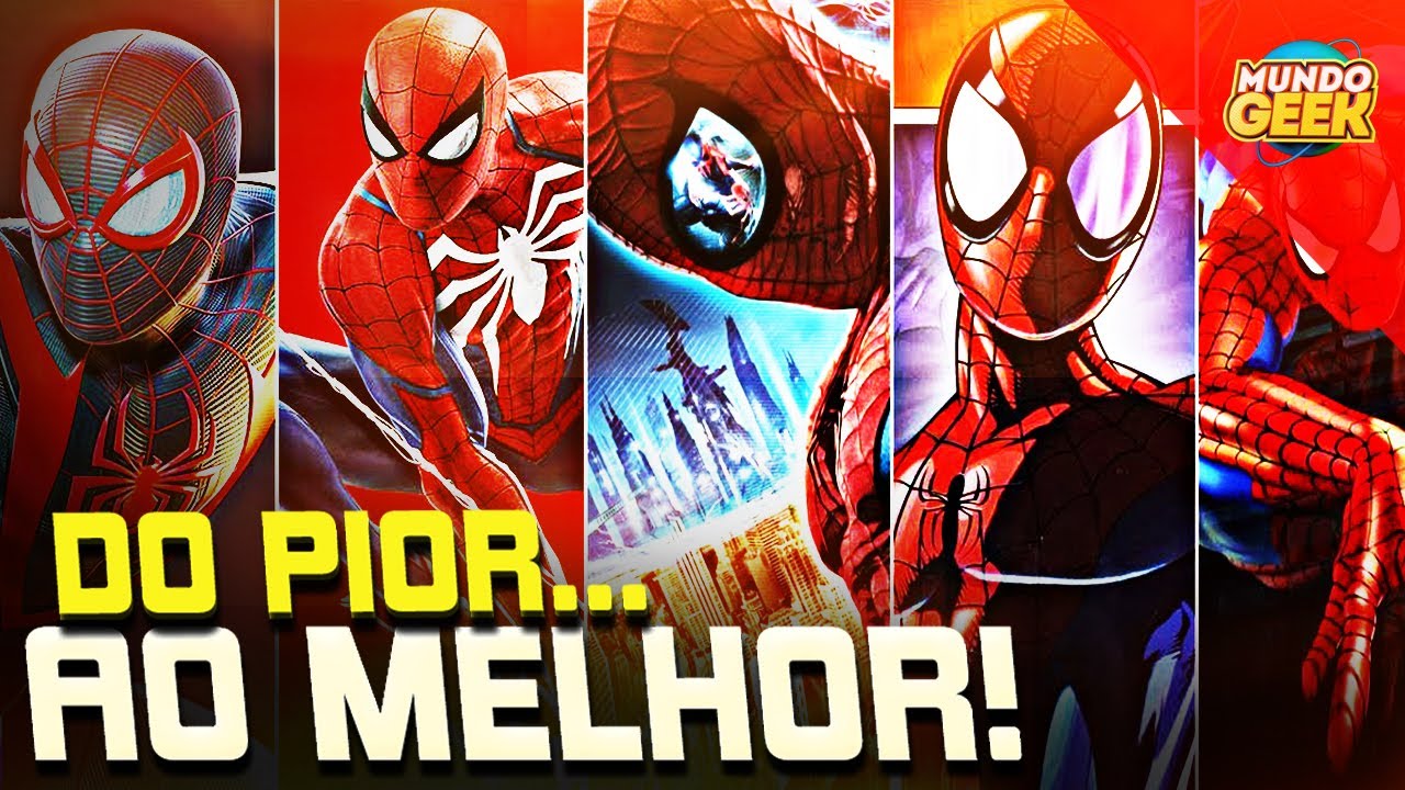 Homem-Aranha: Todos os jogos do herói ranqueados do melhor para o pior