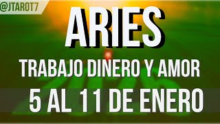 ARIES TAROT TRABAJO DINERO Y AMOR HORÓSCOPO SEMANAL 5 AL 11 DE ENERO 2026