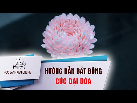 Video Học Bánh Kem Online - Hướng Dẫn Bắt Hoa Cúc Đại Đóa... - YouTube