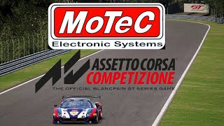 Motec & Assetto Corsa Competizione : installation et première utilisation