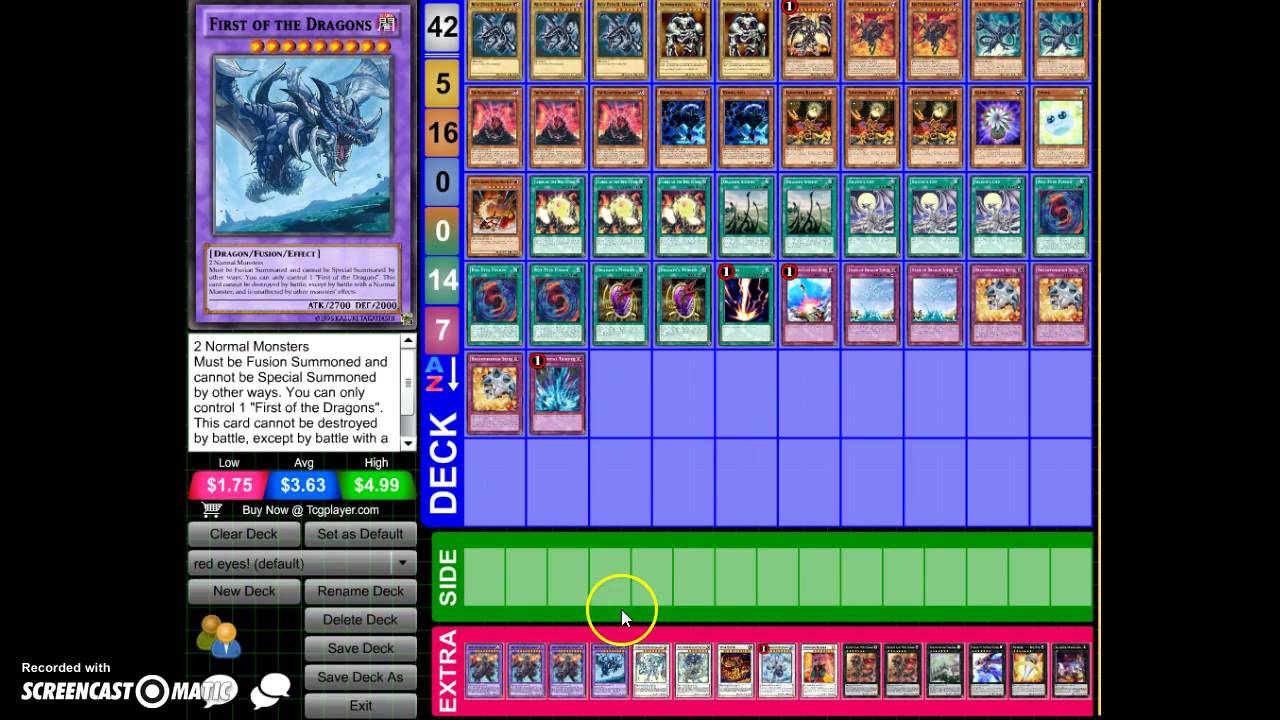 Red-eyes inferno! Yugioh deck profile september 2015