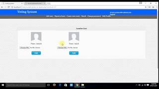 Voting System or Application | Projects | College Projects
