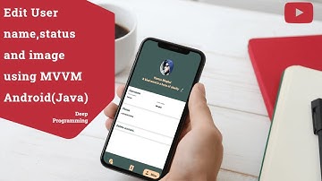 Edit user name,status and image using MVVM in android Java(Chat App Part 6)