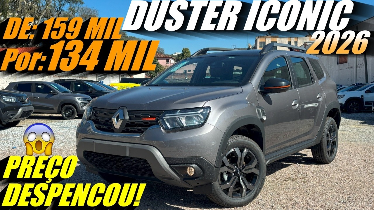 NOVA DUSTER ICONIC 2026 BAIXOU O PREÇO! Agora com 25 mil de desconto! Hora de comprar?