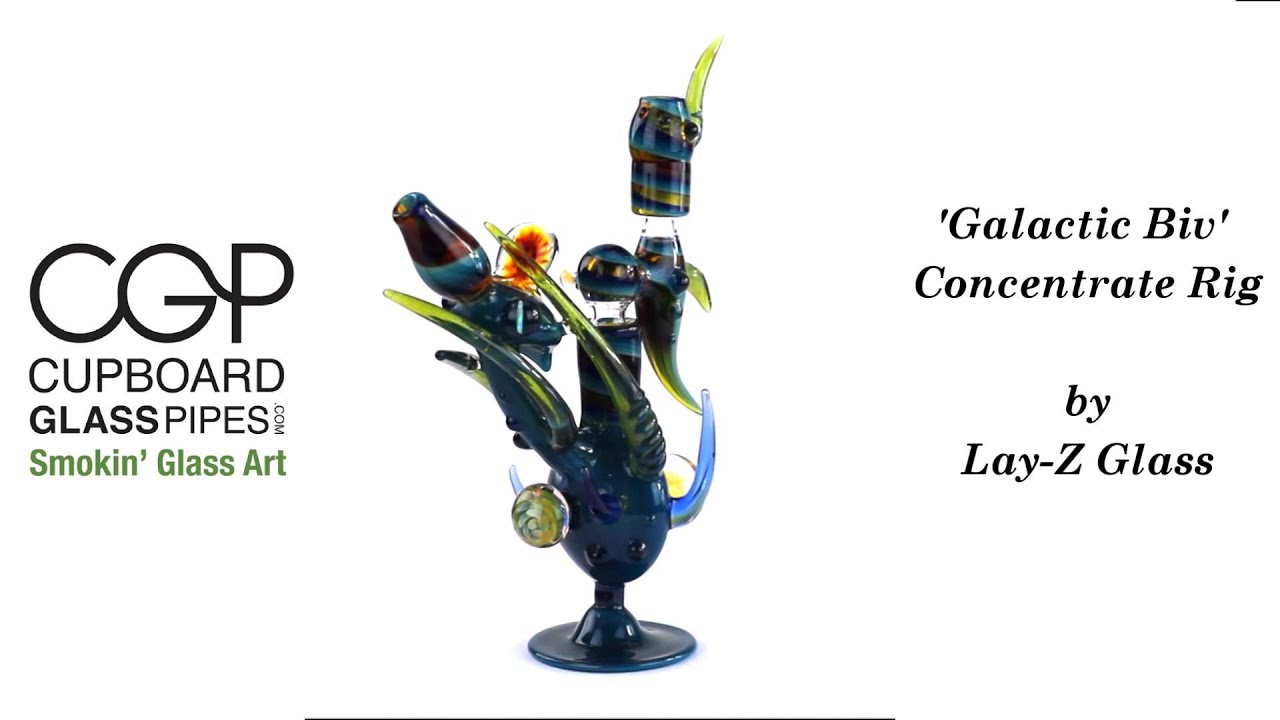 Lay-Z Glass - 'Galactic Biv' Line Work Concentrate Rig