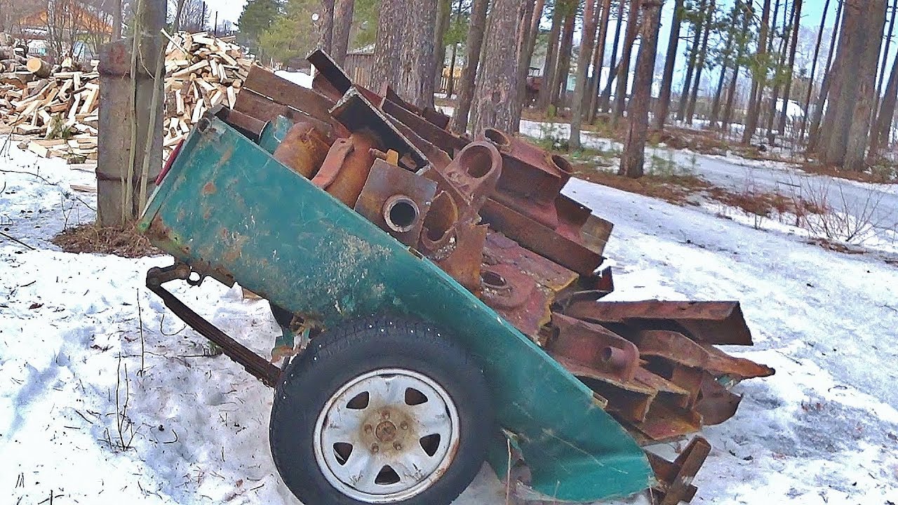 Вес автомобильного прицепа