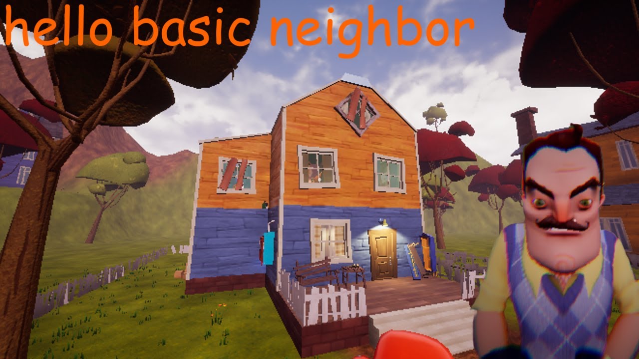 Hello Neighbor mod hello basic house - YouTube