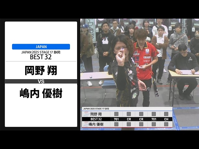Fenrir II 岡野翔 JAPAN2025STAGE13福岡大会初優勝モデル プロダーツ
